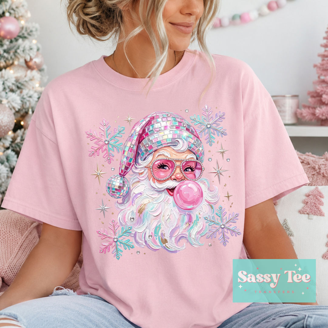 DISCO SANTA PASTELS BUBBLEGUM FAUX TEXTURE PAINT **Preorder/Restock Ships in 5-10 biz days** •