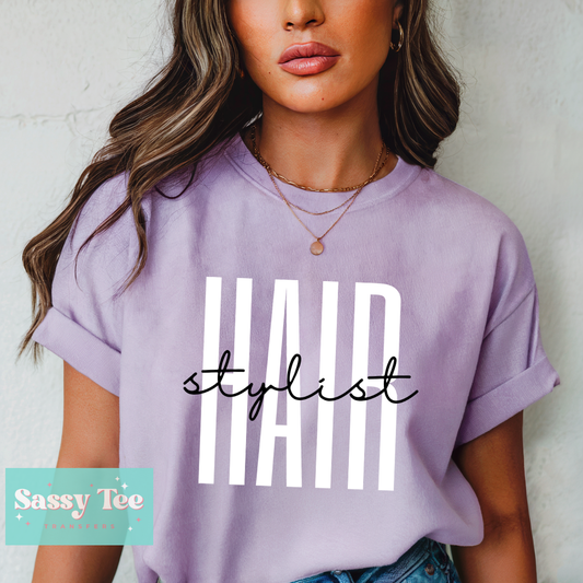 HAIR STYLIST WHITE BLACK **Preorder/Restock Ships in 5-10 biz days**