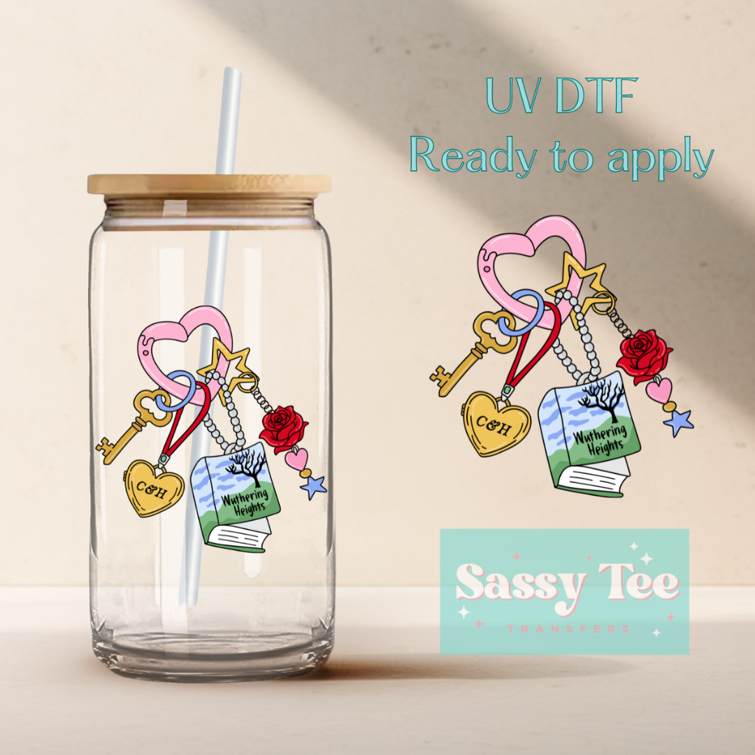 WUTHERNG HEIGHTS KEYCHAIN UV DTF Cup Decal **Preorder/Restock Ships in 5-10 biz days**