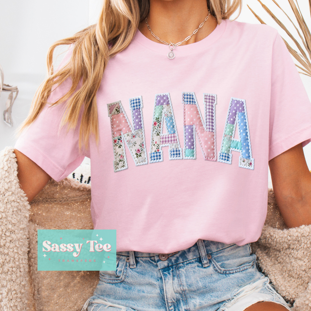 PASTEL NANA PATCHWORK **Preorder/Restock Ships in 5-10 biz days**