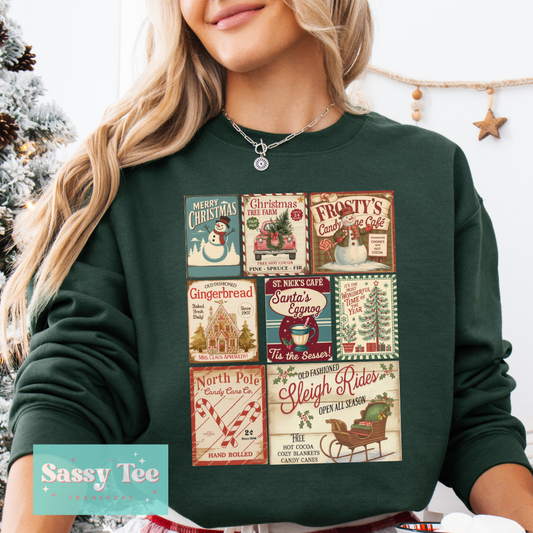 CLASSIC CHRISTMAS TRENDY SIGNS **Preorder/Restock Ships in Est. 5-10 biz days**