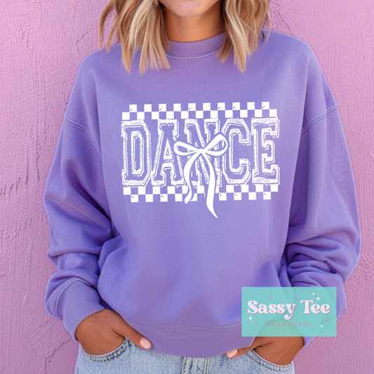 DANCE RETRO WHITE BOW **Preorder/Restock Ships in 5-10 biz days**