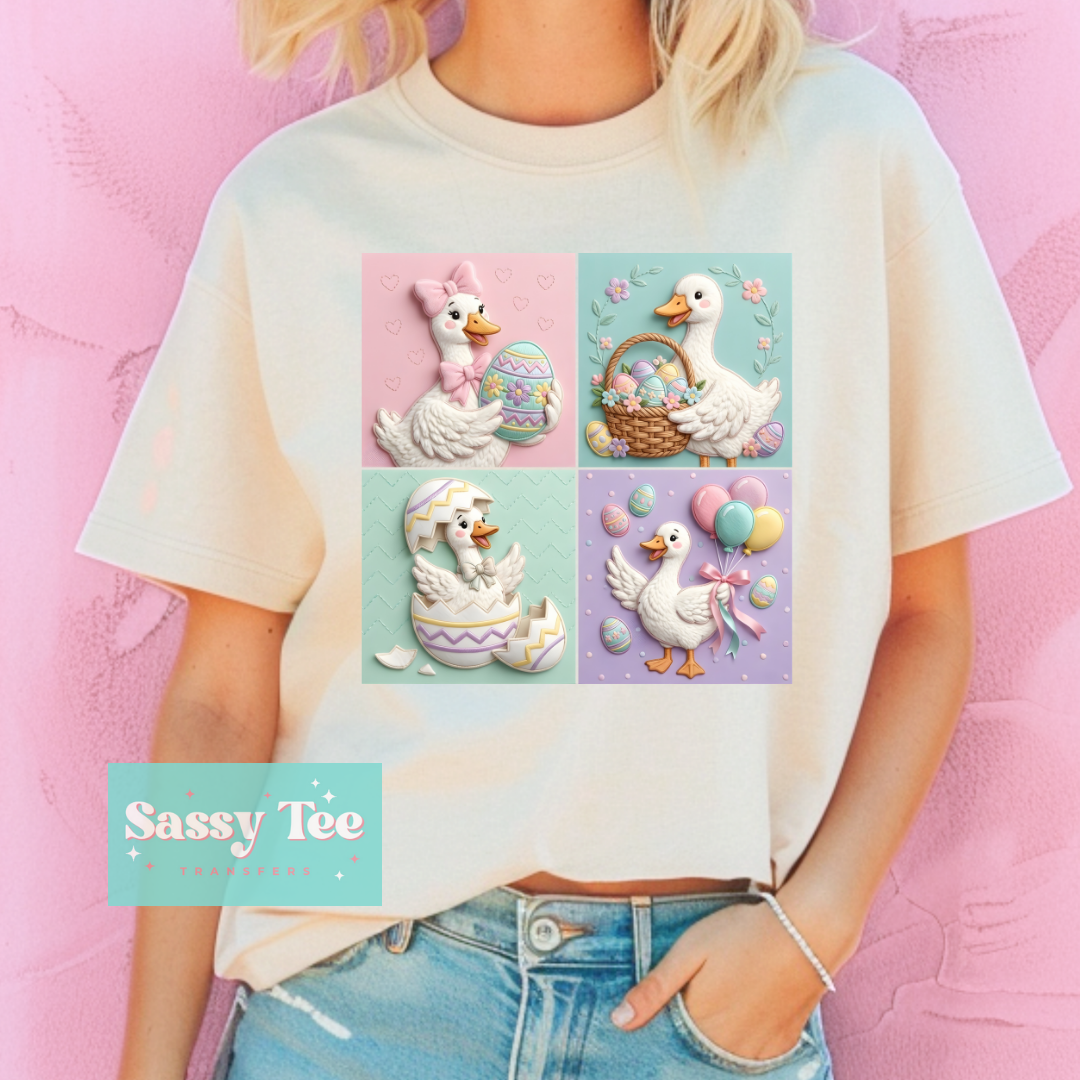 PASTEL EASTER GOOSE FAUX FRAMES **Preorder/Restock Ships in 5-10 biz days**
