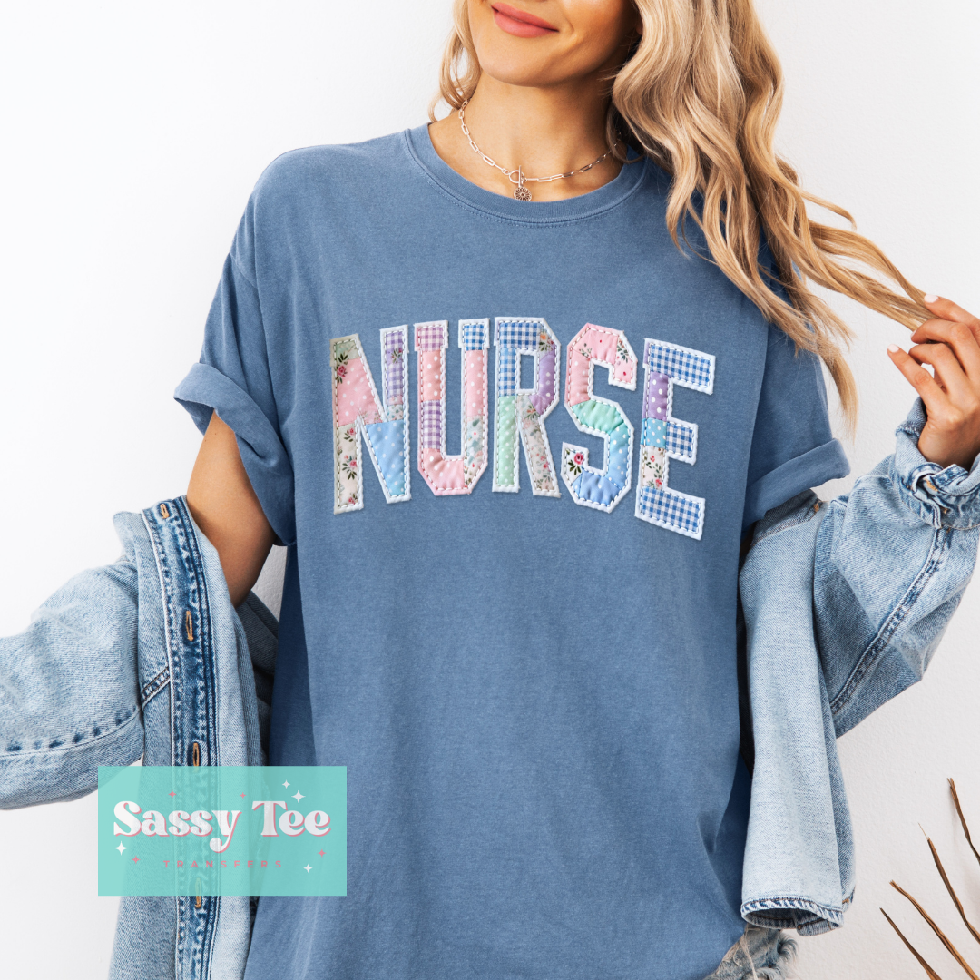 PASTEL NURSE PATCHWORK **Preorder/Restock Ships in 5-10 biz days**