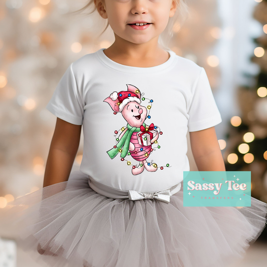 PIG LET CHRISTMAS LIGHTS Kids **Preorder/Restock Ships in Est. 5-10 biz days**