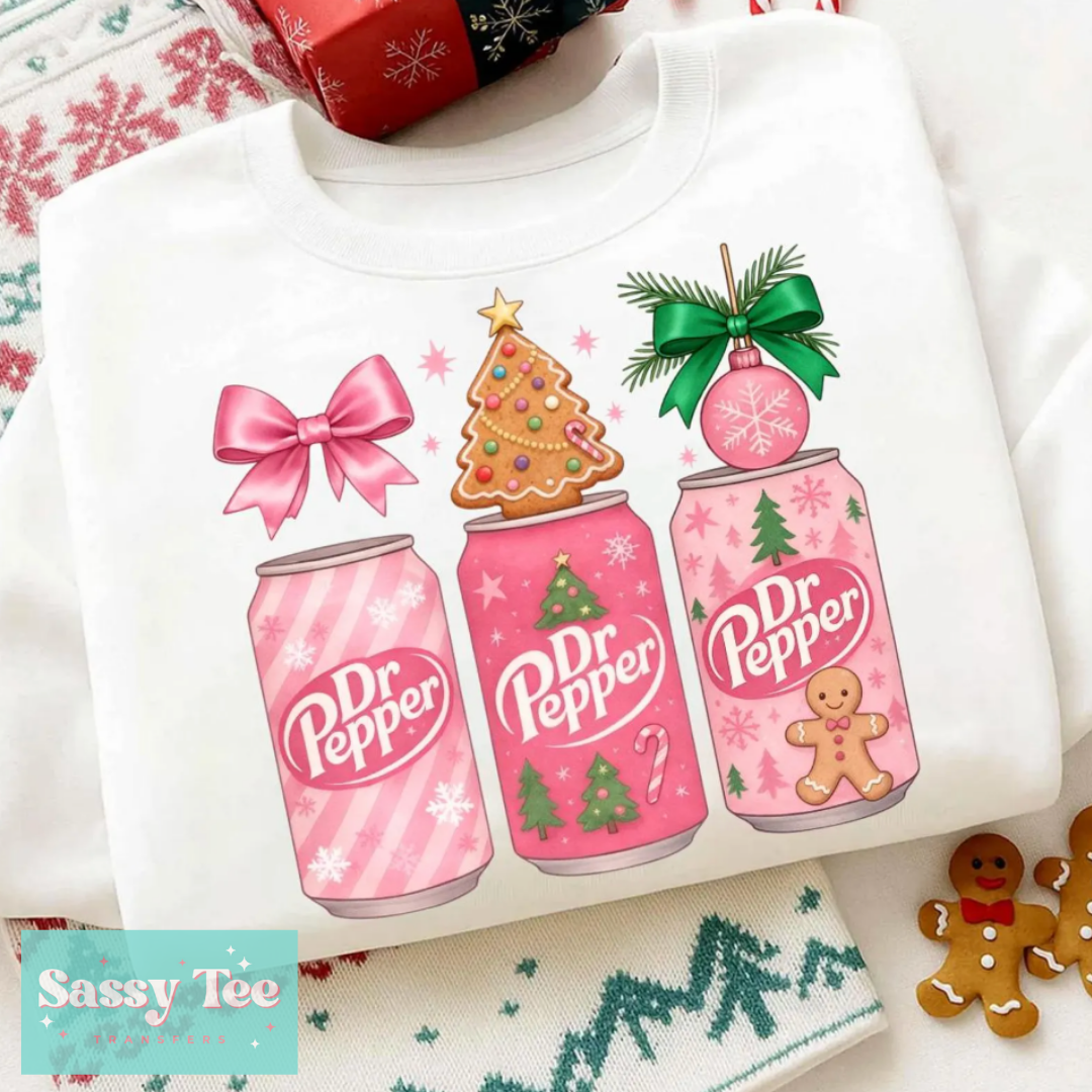 DR PEPPER CHRISTMAS COOKIE PINK **Preorder/Restock Ships in 5-10 biz days**