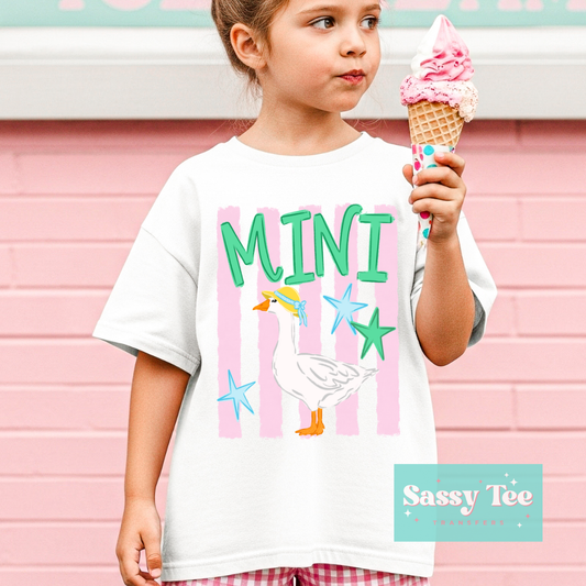 MINI GOOSE PREPPY VIRAL STRIPS Kids **Preorder/Restock Ships in 5-10 biz days**