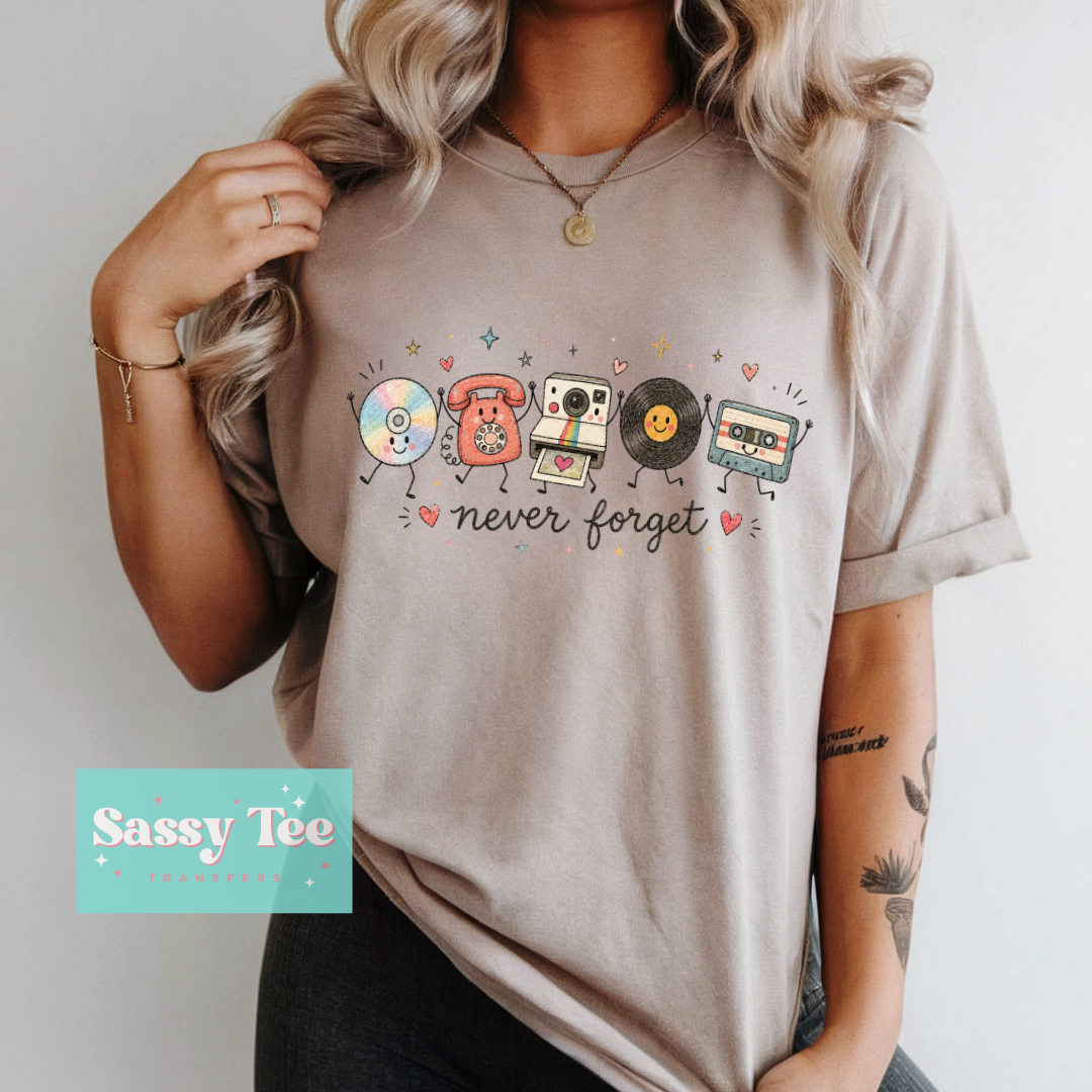 NEVER FORGET CLASSIC VINTAGE DOODLE **Preorder/Restock Ships in 5-10 biz days**