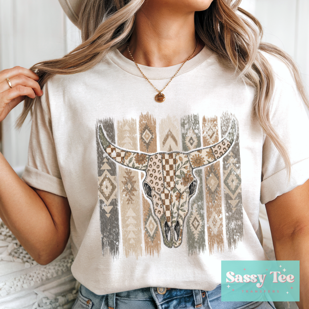 WESTERN DESERT LONGHORN STRIPES **Preorder/Restock Ships in 5-10 biz days**
