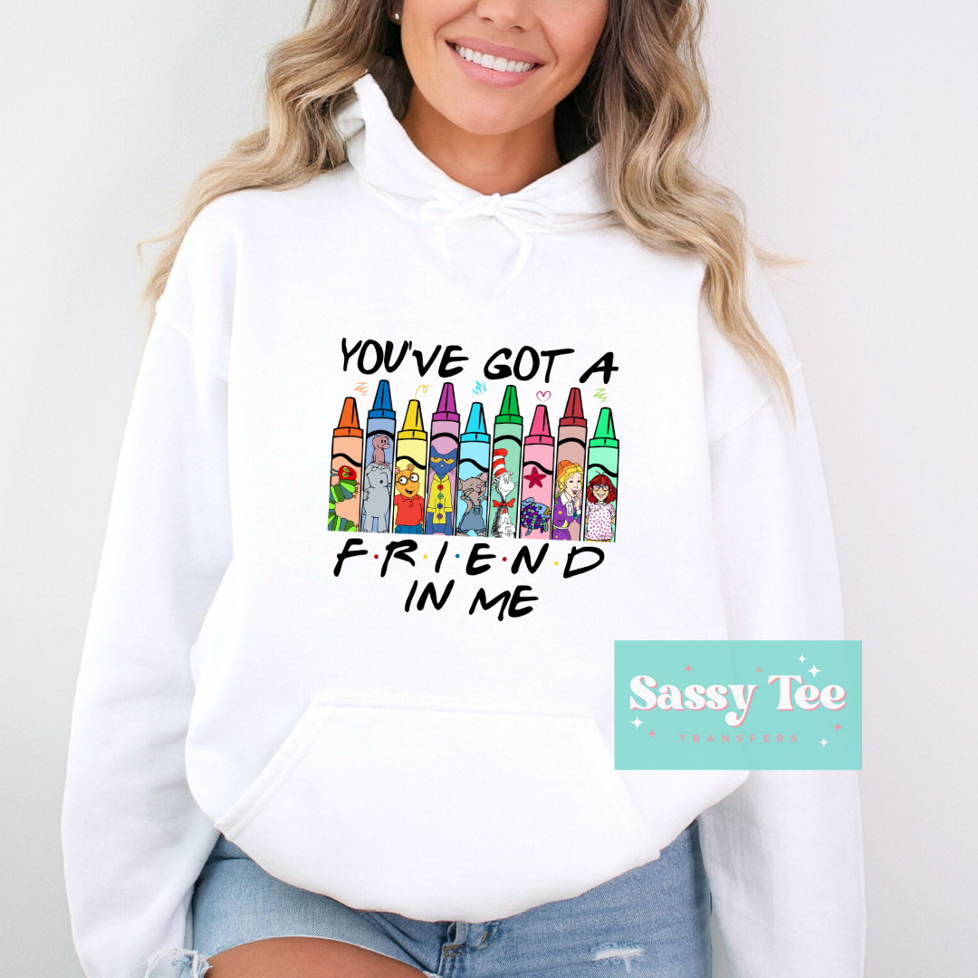 YOU HAVE A FRIEND CRAYONS Adult