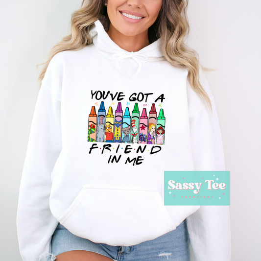 YOU HAVE A FRIEND CRAYONS Adult