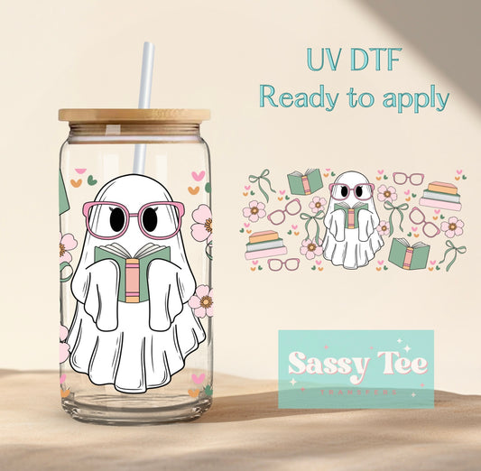 GHOST BOOKS UV DTF CUP WRAP *Starts shipping 7/1