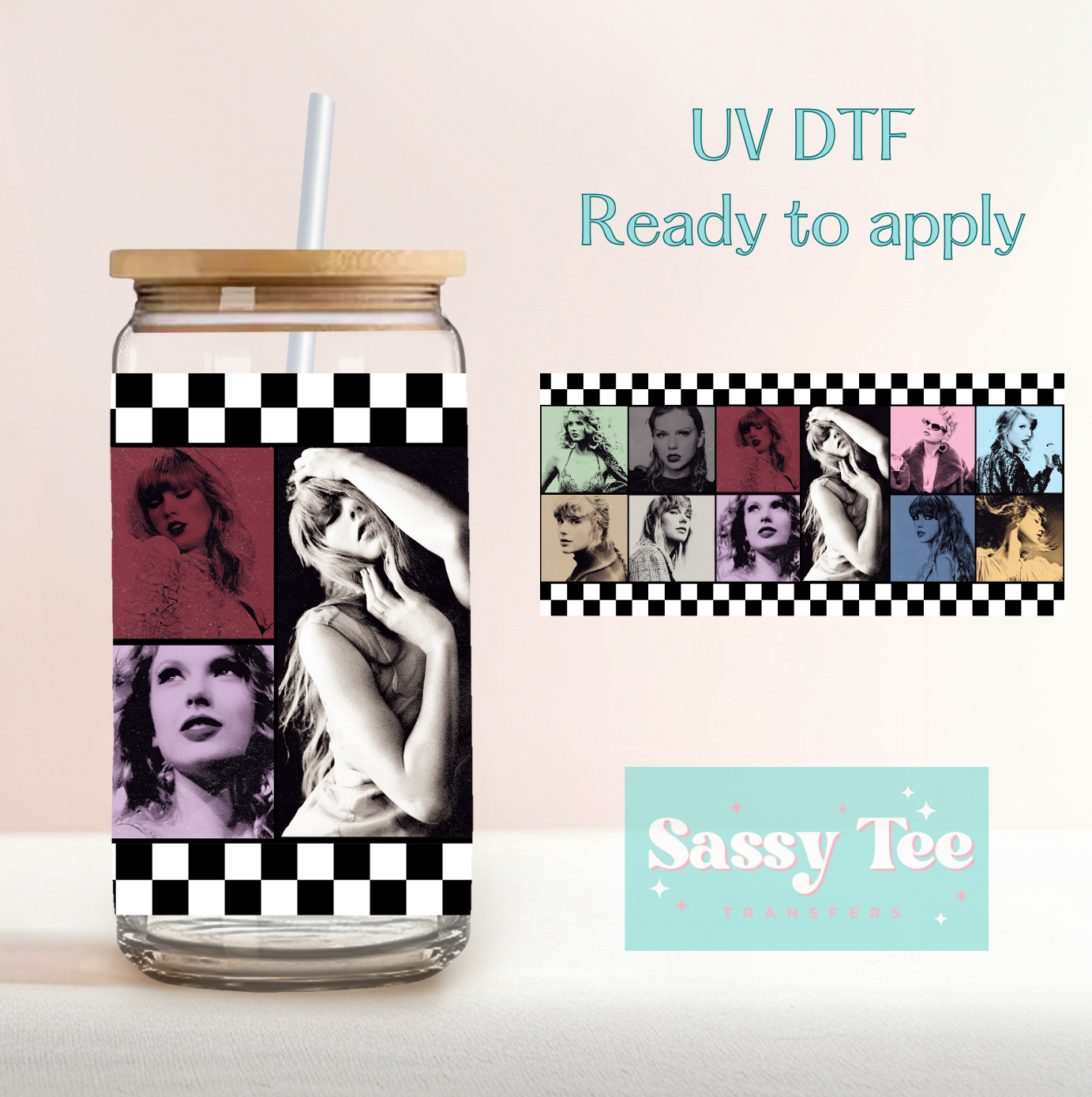 RETRO ERAS TOUR SWIFTIE UV DTF CUP WRAP **Ships in 5-9 biz days**