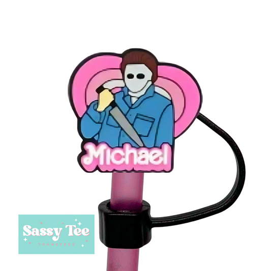 MICHAEL PINK HORROR STRAW TOPPER Large 10mm