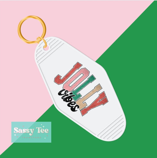 JOLLY VIBES - UV DTF Keychain