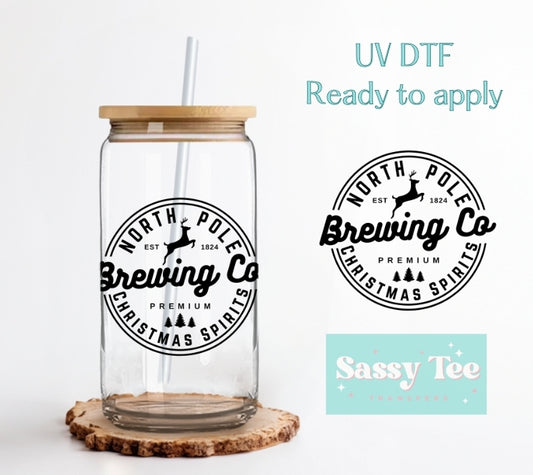 NORTHPOLE BREWING CO - UV DTF Cup Decal