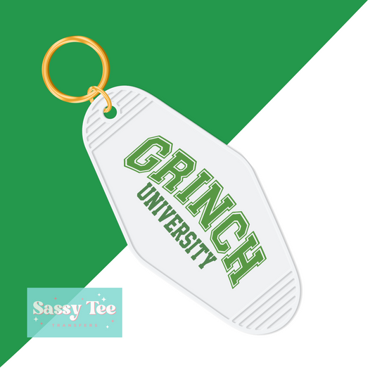 GREEN MAN UNIVERSITY UV DTF Keychain