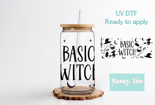 BASIC WITCH UV DTF CUP WRAP