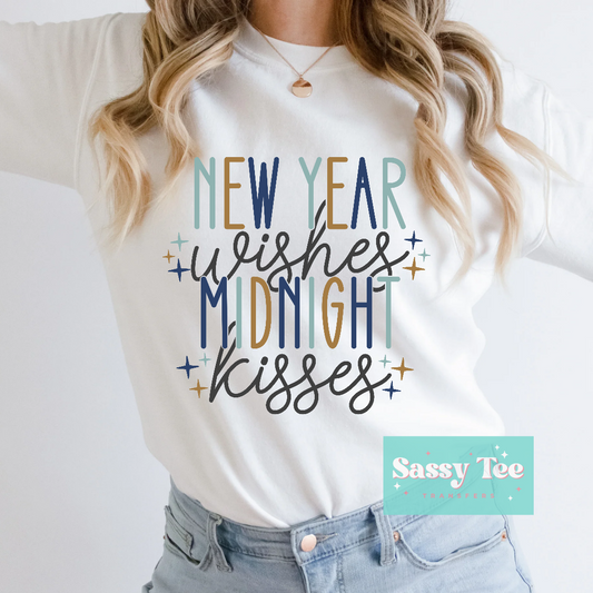 NEW YEAR WISHES MIDNIGHT KISSES
